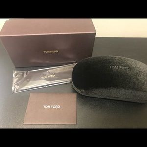 Tom Ford sunglass case and box